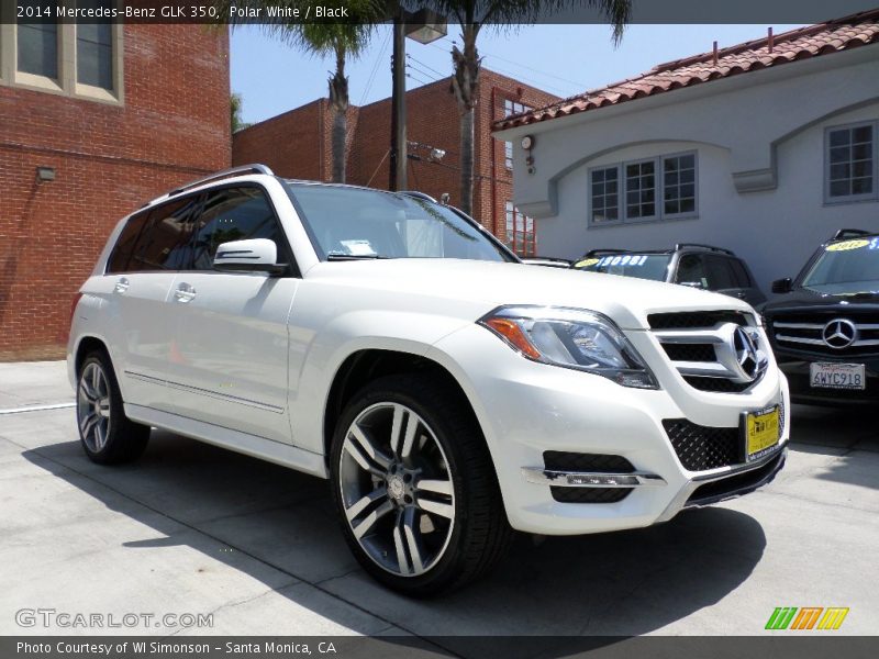 Polar White / Black 2014 Mercedes-Benz GLK 350