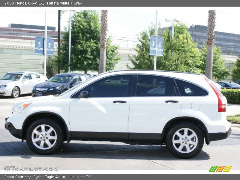 Taffeta White / Gray 2008 Honda CR-V EX