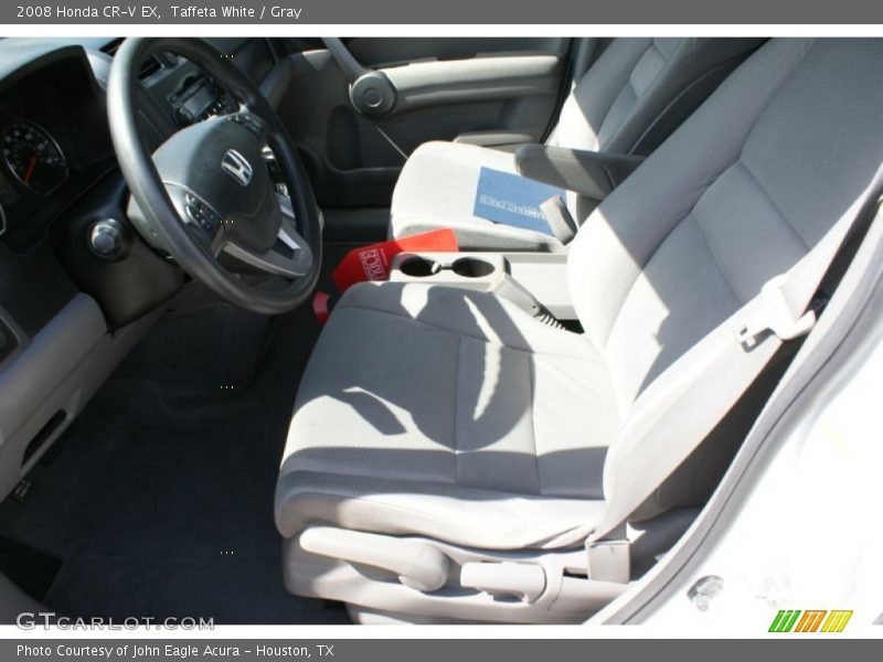 Taffeta White / Gray 2008 Honda CR-V EX