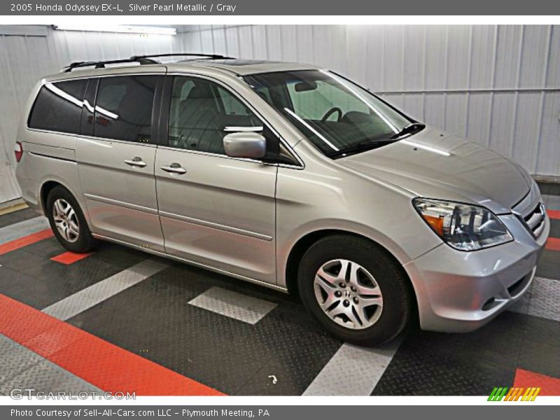 Silver Pearl Metallic / Gray 2005 Honda Odyssey EX-L