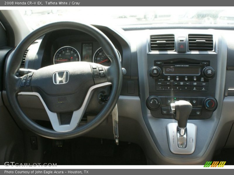 Taffeta White / Gray 2008 Honda CR-V EX