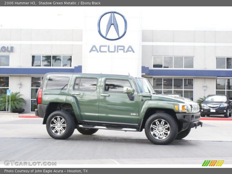 Shadow Green Metallic / Ebony Black 2006 Hummer H3
