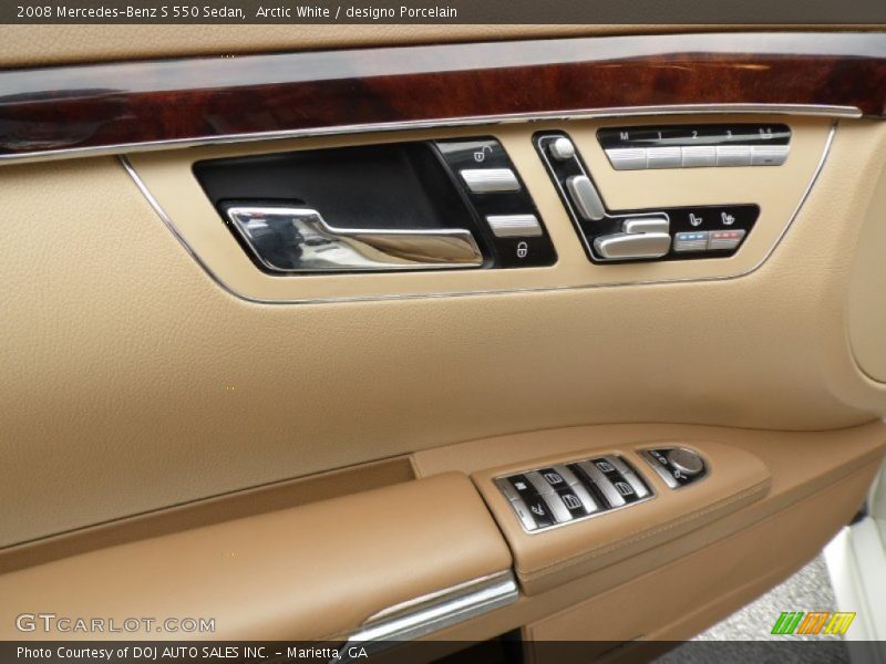 Arctic White / designo Porcelain 2008 Mercedes-Benz S 550 Sedan