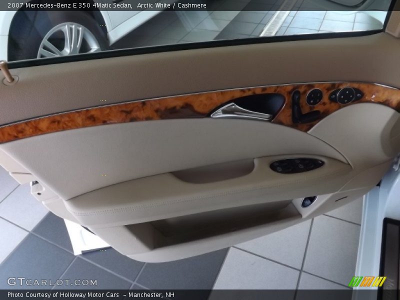 Arctic White / Cashmere 2007 Mercedes-Benz E 350 4Matic Sedan