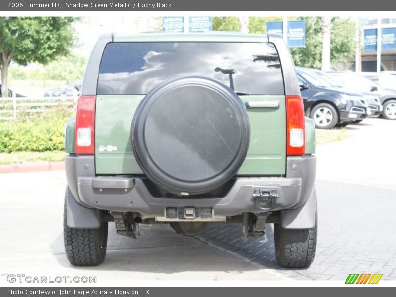 Shadow Green Metallic / Ebony Black 2006 Hummer H3