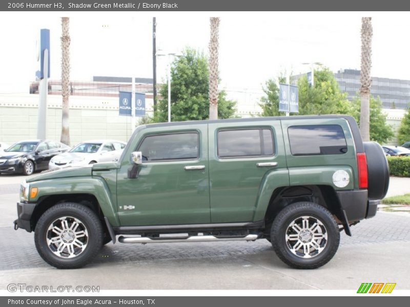 Shadow Green Metallic / Ebony Black 2006 Hummer H3