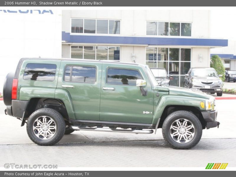 Shadow Green Metallic / Ebony Black 2006 Hummer H3