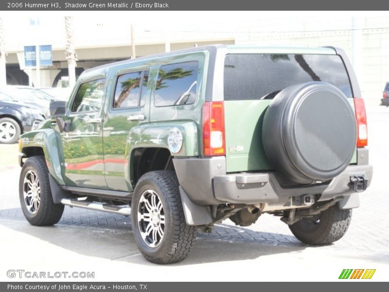 Shadow Green Metallic / Ebony Black 2006 Hummer H3