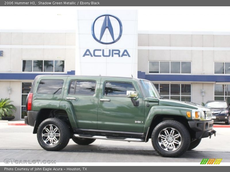 Shadow Green Metallic / Ebony Black 2006 Hummer H3