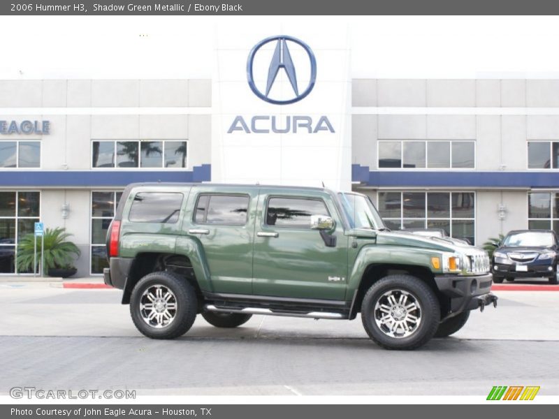 Shadow Green Metallic / Ebony Black 2006 Hummer H3