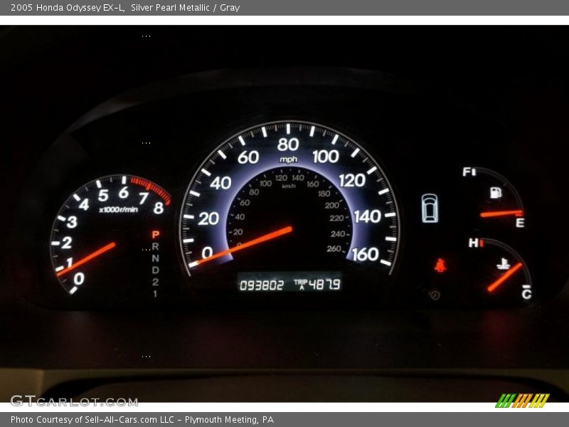 Silver Pearl Metallic / Gray 2005 Honda Odyssey EX-L