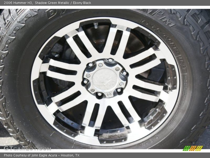 Shadow Green Metallic / Ebony Black 2006 Hummer H3