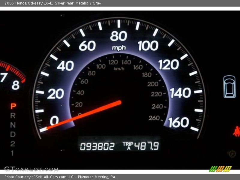 Silver Pearl Metallic / Gray 2005 Honda Odyssey EX-L