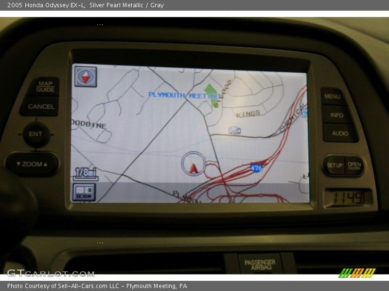 Silver Pearl Metallic / Gray 2005 Honda Odyssey EX-L