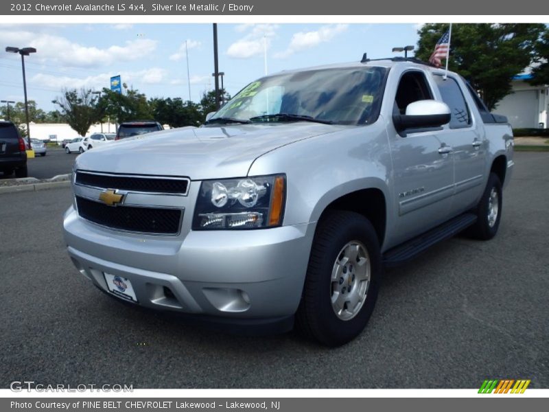 Silver Ice Metallic / Ebony 2012 Chevrolet Avalanche LS 4x4