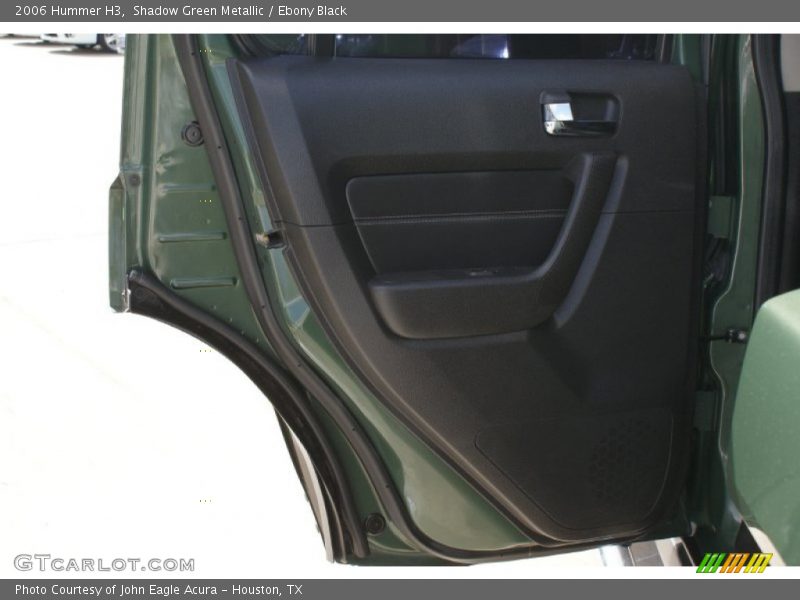 Shadow Green Metallic / Ebony Black 2006 Hummer H3