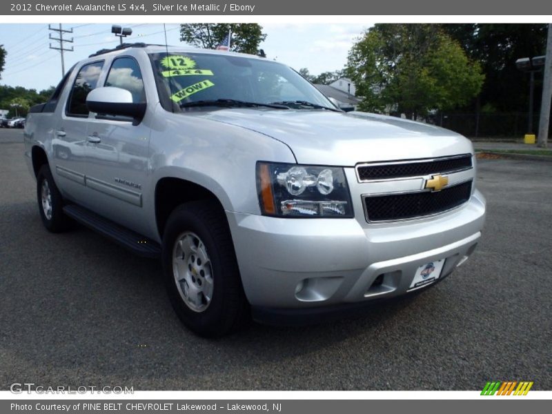 Silver Ice Metallic / Ebony 2012 Chevrolet Avalanche LS 4x4