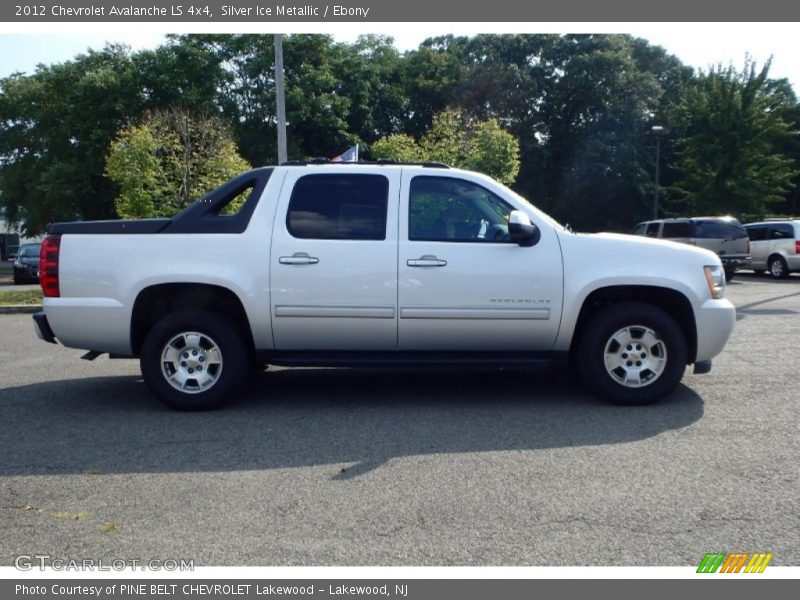 Silver Ice Metallic / Ebony 2012 Chevrolet Avalanche LS 4x4