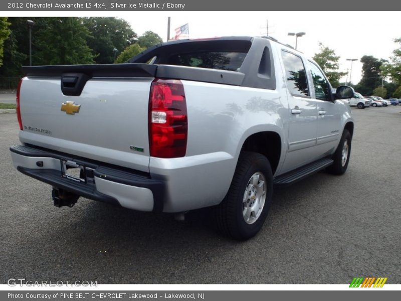 Silver Ice Metallic / Ebony 2012 Chevrolet Avalanche LS 4x4