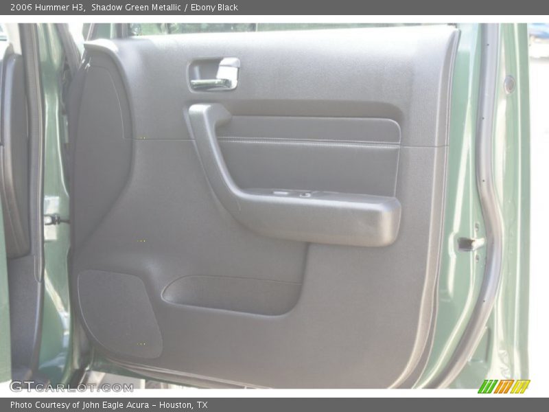 Shadow Green Metallic / Ebony Black 2006 Hummer H3