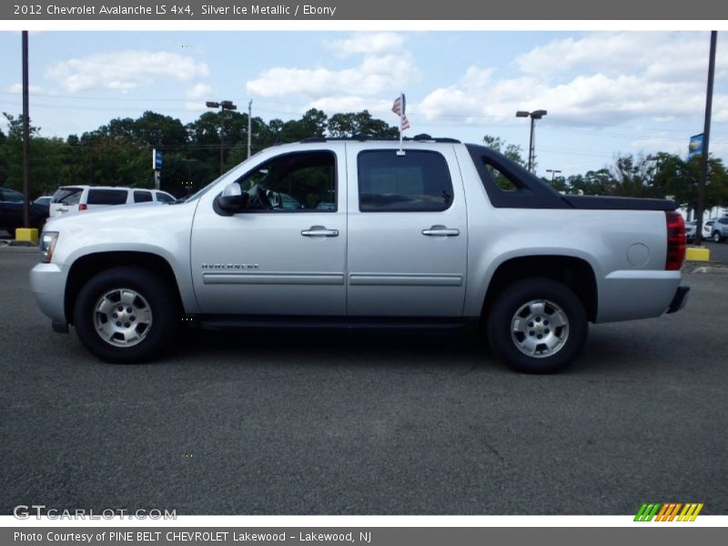 Silver Ice Metallic / Ebony 2012 Chevrolet Avalanche LS 4x4