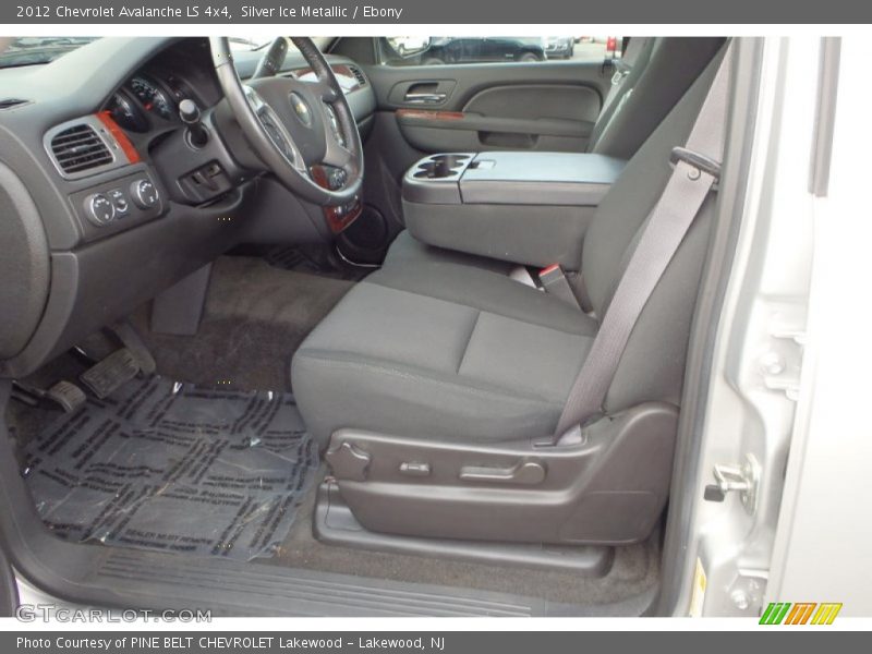 Silver Ice Metallic / Ebony 2012 Chevrolet Avalanche LS 4x4