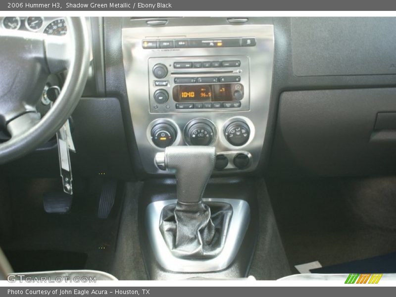 Shadow Green Metallic / Ebony Black 2006 Hummer H3