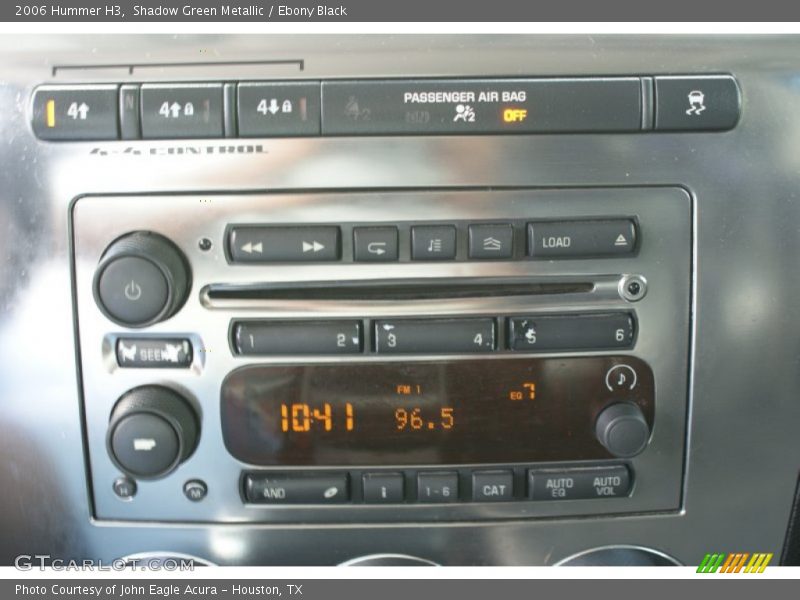 Shadow Green Metallic / Ebony Black 2006 Hummer H3