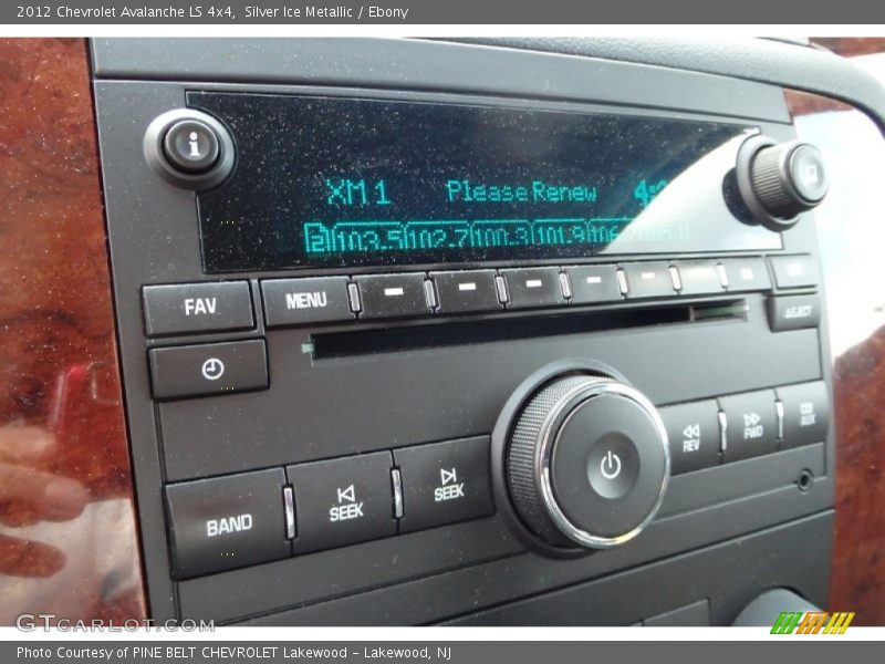 Silver Ice Metallic / Ebony 2012 Chevrolet Avalanche LS 4x4