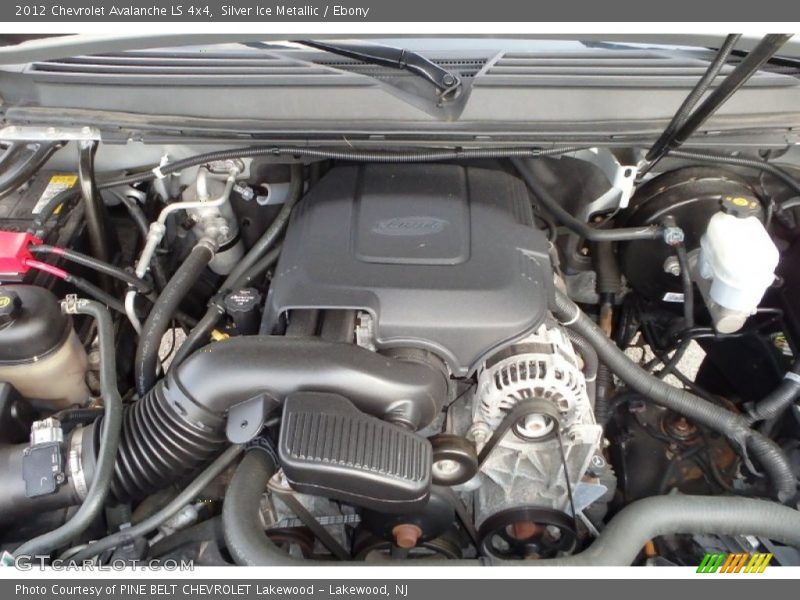 Silver Ice Metallic / Ebony 2012 Chevrolet Avalanche LS 4x4