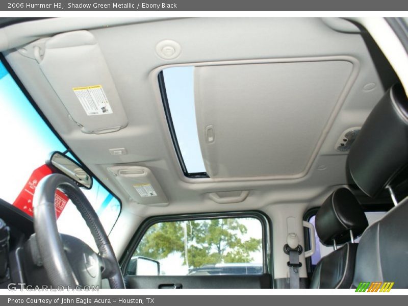 Shadow Green Metallic / Ebony Black 2006 Hummer H3