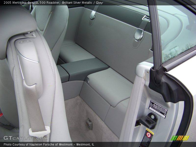 Brilliant Silver Metallic / Grey 2005 Mercedes-Benz SL 500 Roadster
