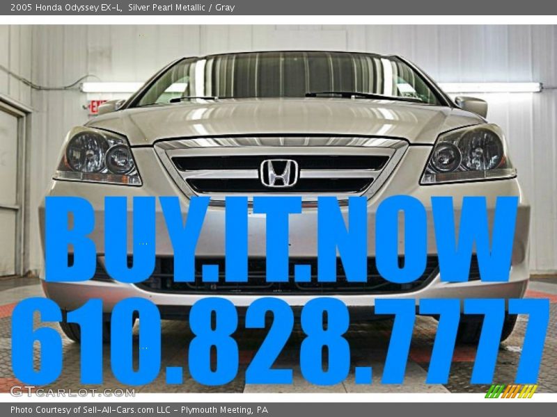 Silver Pearl Metallic / Gray 2005 Honda Odyssey EX-L