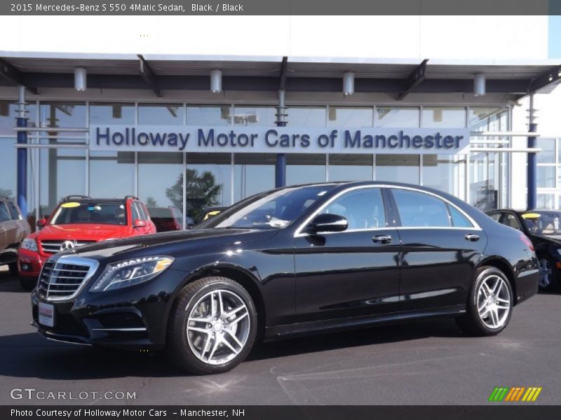 Black / Black 2015 Mercedes-Benz S 550 4Matic Sedan