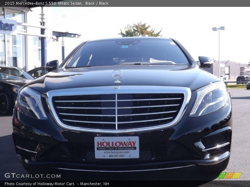 Black / Black 2015 Mercedes-Benz S 550 4Matic Sedan