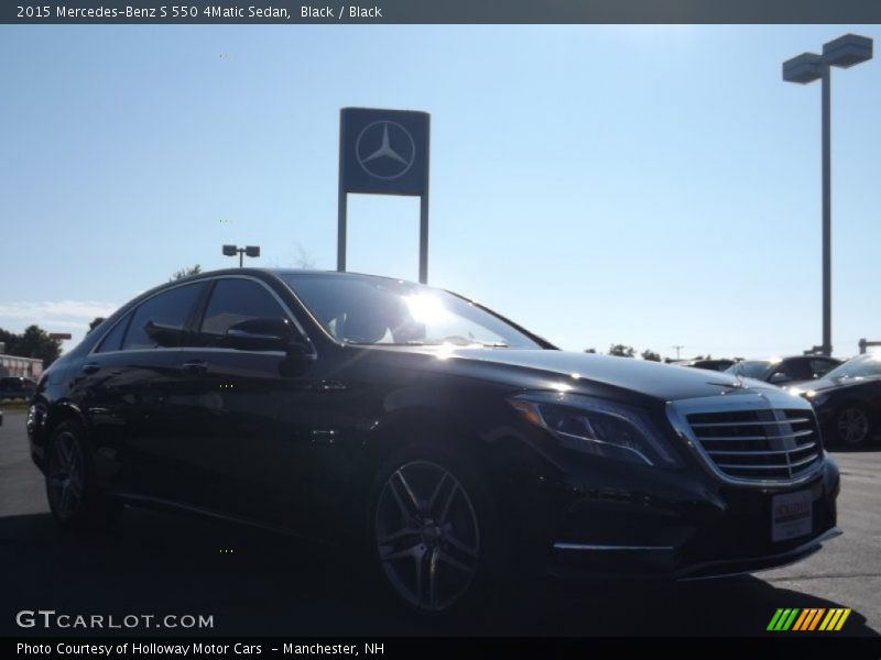 Black / Black 2015 Mercedes-Benz S 550 4Matic Sedan