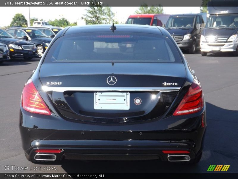 Black / Black 2015 Mercedes-Benz S 550 4Matic Sedan