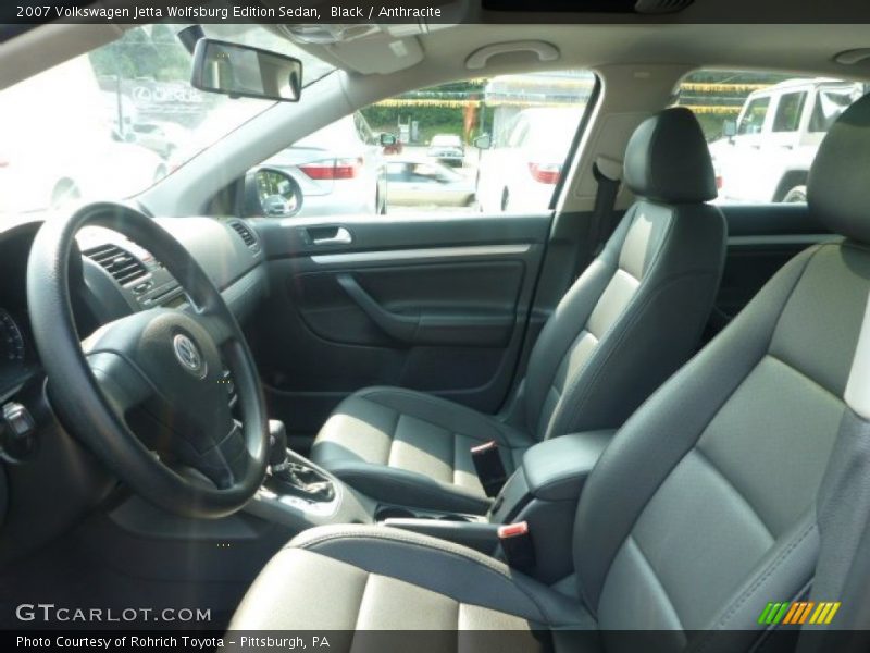 Black / Anthracite 2007 Volkswagen Jetta Wolfsburg Edition Sedan
