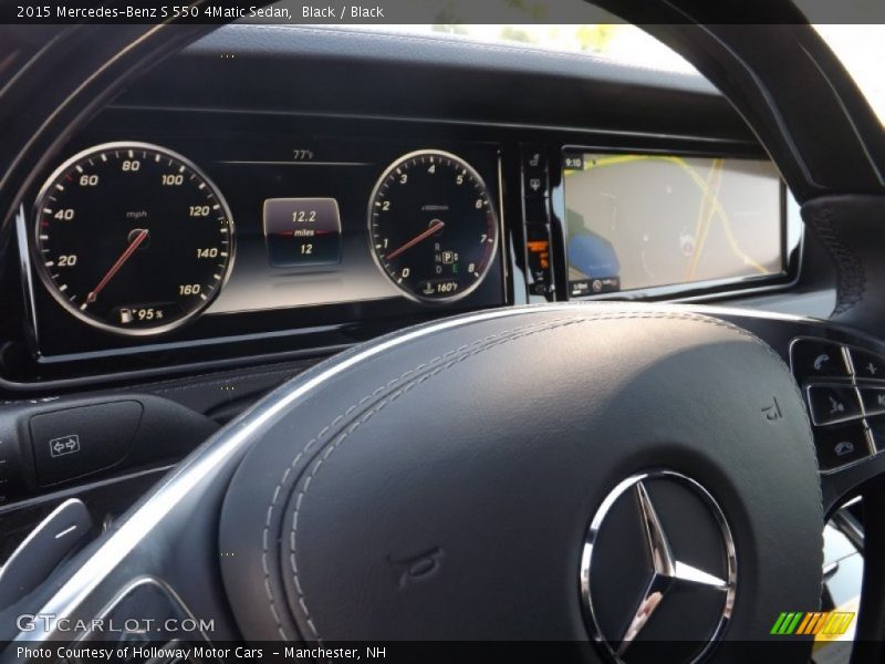 Black / Black 2015 Mercedes-Benz S 550 4Matic Sedan