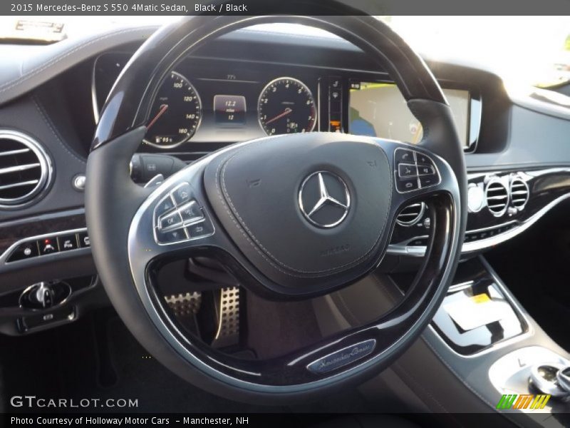 Black / Black 2015 Mercedes-Benz S 550 4Matic Sedan