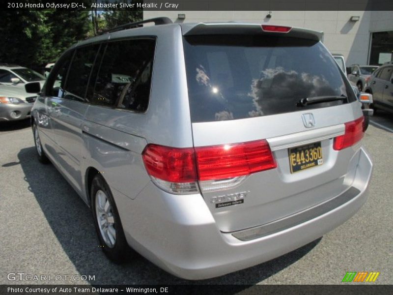 Alabaster Silver Metallic / Gray 2010 Honda Odyssey EX-L