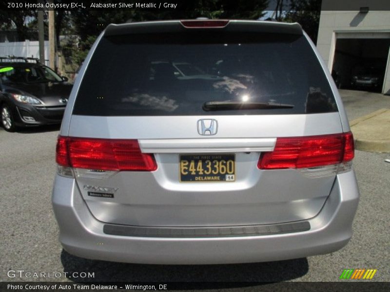Alabaster Silver Metallic / Gray 2010 Honda Odyssey EX-L