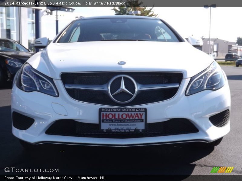 Polar White / Red/Black 2014 Mercedes-Benz E 350 4Matic Coupe