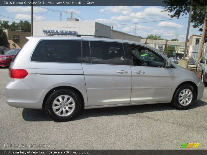 Alabaster Silver Metallic / Gray 2010 Honda Odyssey EX-L