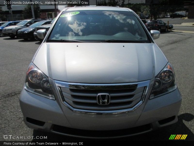 Alabaster Silver Metallic / Gray 2010 Honda Odyssey EX-L
