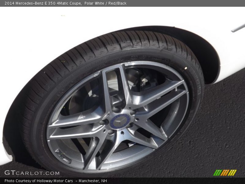 Polar White / Red/Black 2014 Mercedes-Benz E 350 4Matic Coupe
