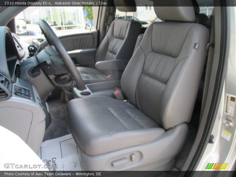 Alabaster Silver Metallic / Gray 2010 Honda Odyssey EX-L