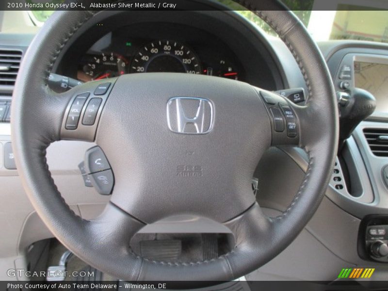 Alabaster Silver Metallic / Gray 2010 Honda Odyssey EX-L