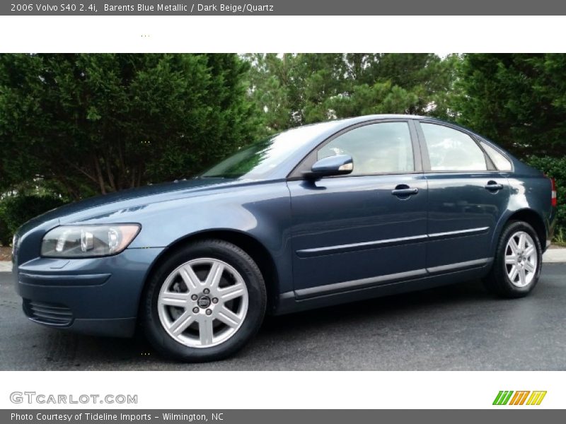 Barents Blue Metallic / Dark Beige/Quartz 2006 Volvo S40 2.4i