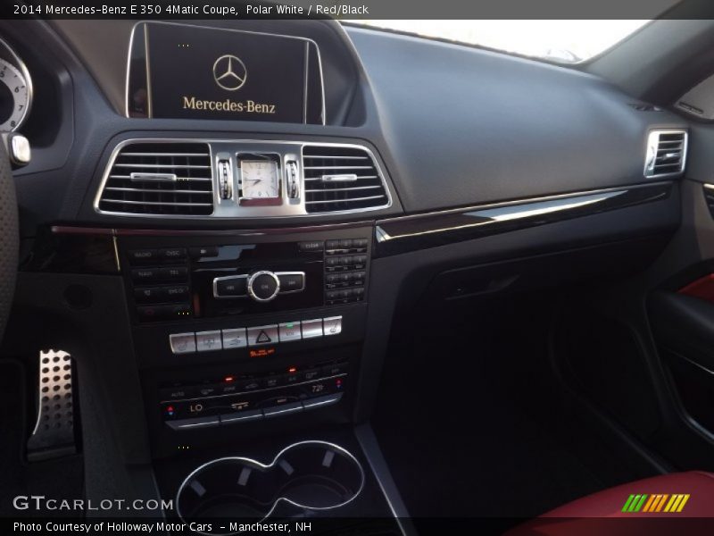 Polar White / Red/Black 2014 Mercedes-Benz E 350 4Matic Coupe